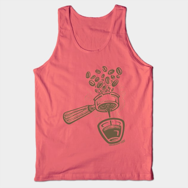 Not Going To Waste My Shot... of Espresso! (light roast) Tank Top by BradAlbright